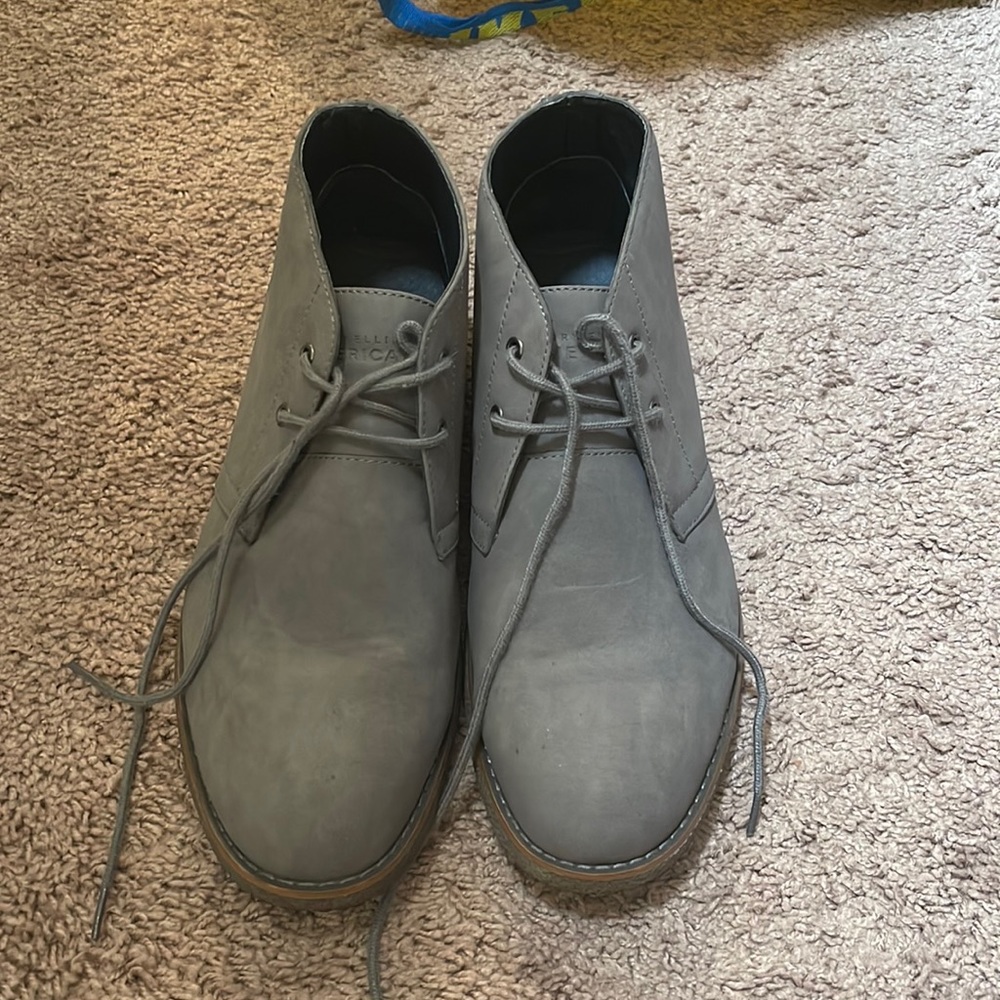 Perry Ellis chuka boots gray mens 13